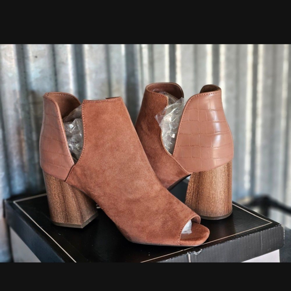 Open Toe Booties - Picture 1 of 1